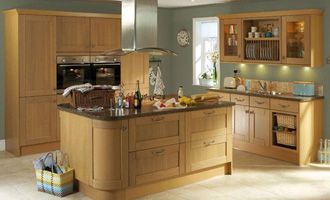 Tewkesbury Light Oak Kitchen